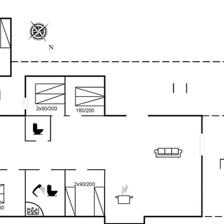 بيت للعطل Andon - 320m From The Sea By Interhome *